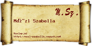 Mözl Szabella névjegykártya